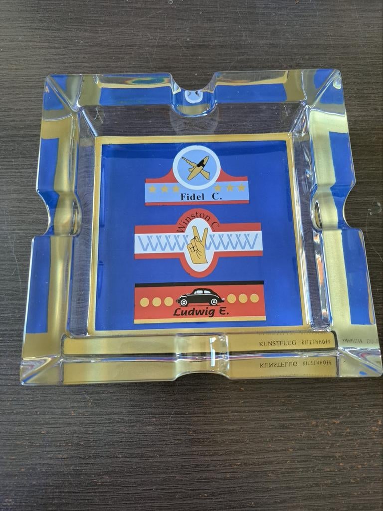 Kristallen asbak Smoking Ritzenhoff., Ophalen