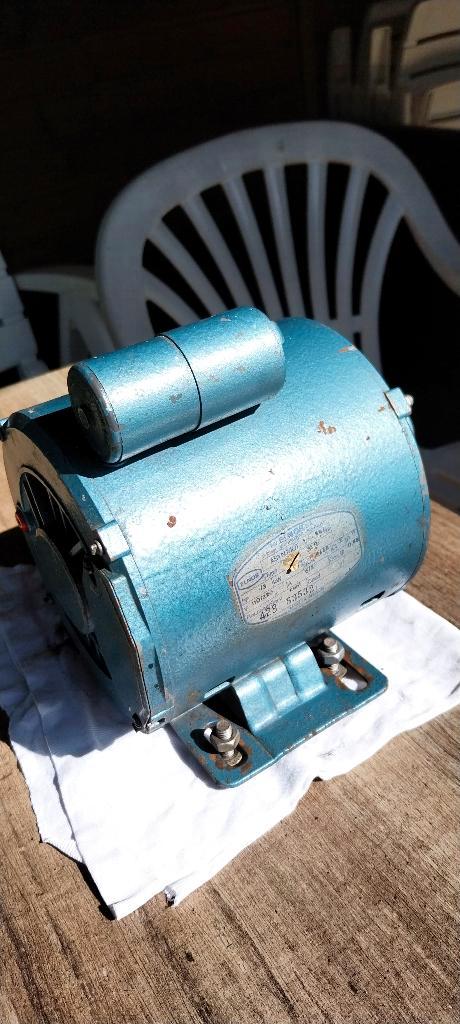 Elektro motor type ELNOR, monofase, Doe-het-zelf en Bouw, Motoren, Gebruikt, Elektromotor, Minder dan 1400 rpm, Ophalen