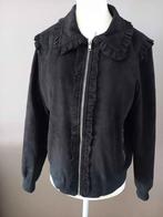 Veste en suédine noire taille S, Vêtements | Femmes, Vestes & Costumes, Enlèvement ou Envoi, Taille 36 (S), Comme neuf, JCL