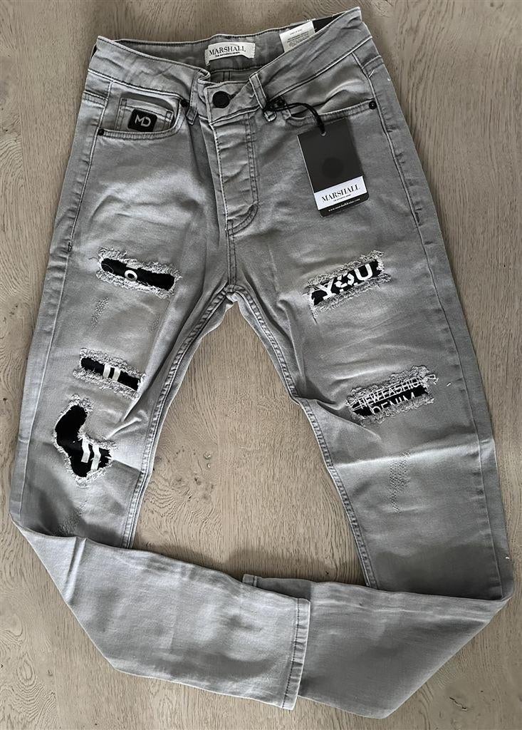 Marshall Denim Jeans ~NIEUW~ [11] Maat 31, Enlèvement ou Envoi, Neuf, Gris, W32 (confection 46) ou plus petit