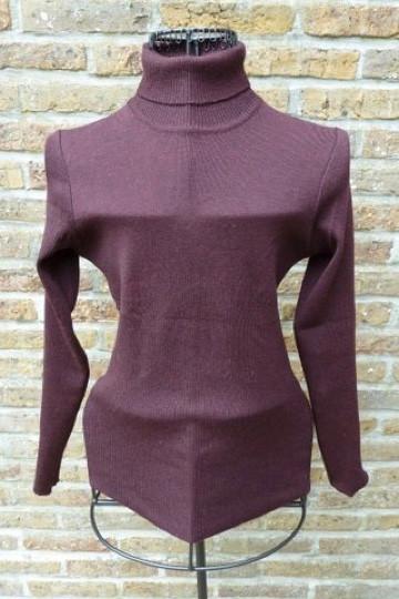 Pull cintré bordeaux « Long Island » petit, Enlèvement, Comme neuf