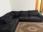 Hoekzetel zwart/antraciet grijs, Huis en Inrichting, Ophalen, Gebruikt, Stof