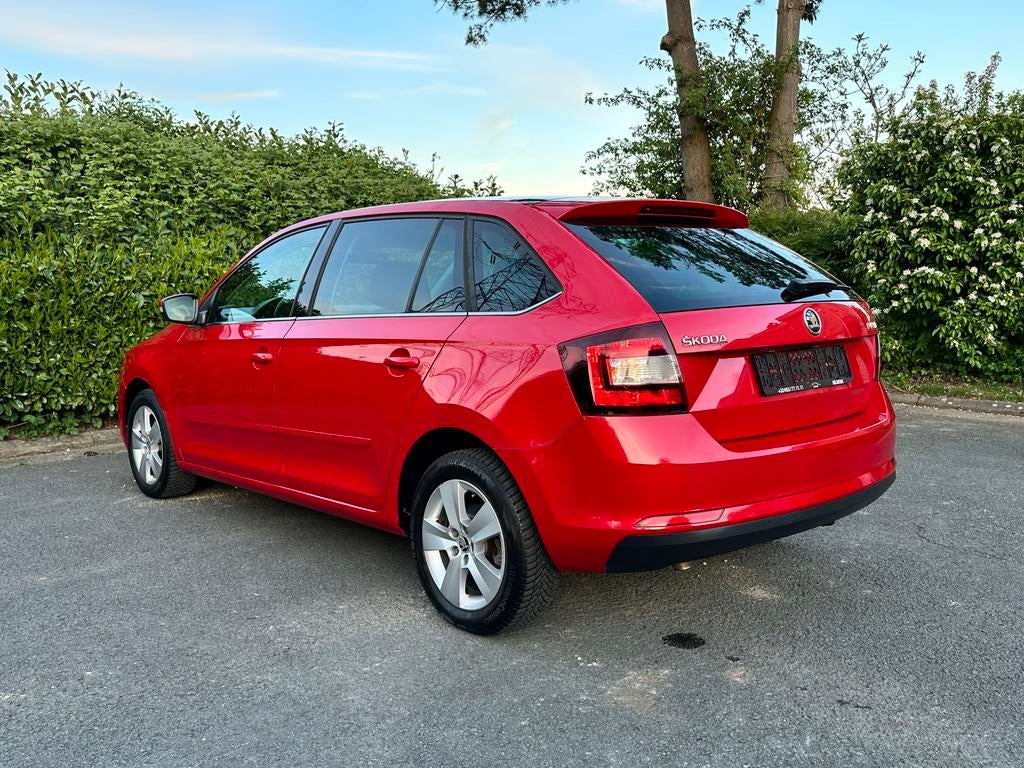 Skoda Rapid Automatique 1.0 Essence 2018 €6d 172.000km GPS, Rouge, Achat, Euro 6, Entreprise