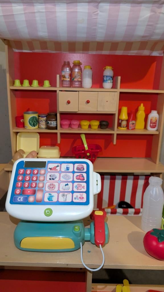 Winkeltje hout met toebehoren, Kinderen en Baby's, Ophalen