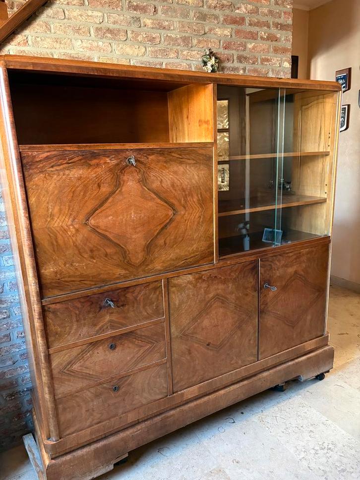 Vintage / secretaire / kast, Maison & Meubles, Armoires | Buffets, Utilisé, Enlèvement