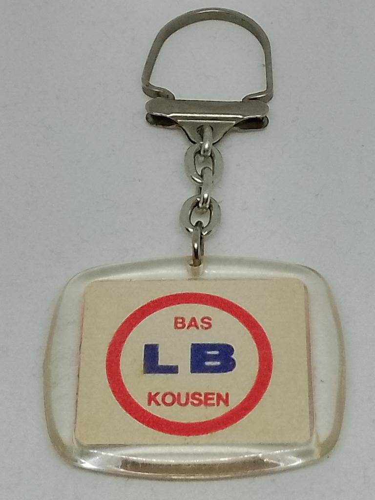 Vintage Reclame Sleutelhanger BAS Isabella Kousen – Retro Ve, Ophalen of Verzenden, Gebruikt, Merk
