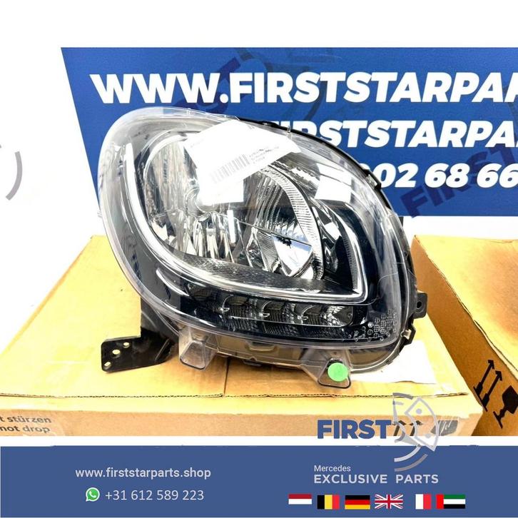 SMART KOPLAMP RECHTS A4538200839 Smart ForTwo 2014-  HEADLIG, Autos : Pièces & Accessoires, Éclairage, Smart, Utilisé, Enlèvement ou Envoi