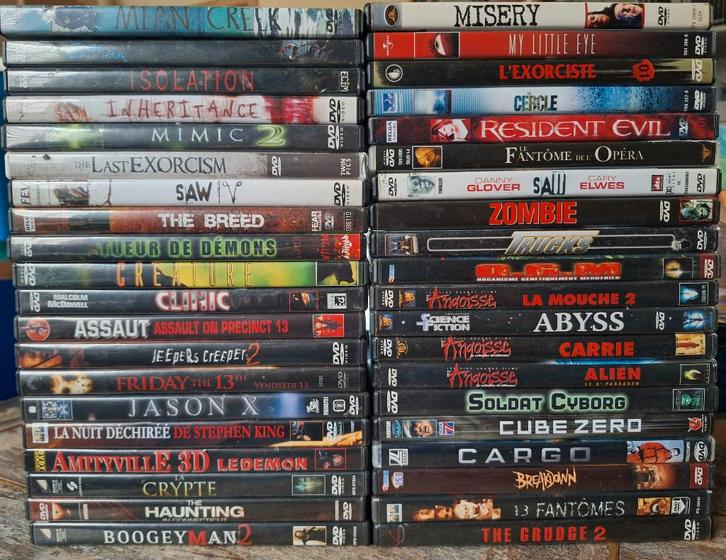 Dvd's Horror Movies - 1,00€ / Franse ondertitels (1), Cd's en Dvd's, Dvd's | Horror, Gebruikt, Vampiers of Zombies, Vanaf 12 jaar