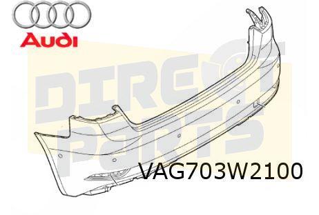 Audi A3 (6/16-) (3-drs) Achterbumper (S-Line) (GRU) Originee, -, Verzenden, -, Nieuw