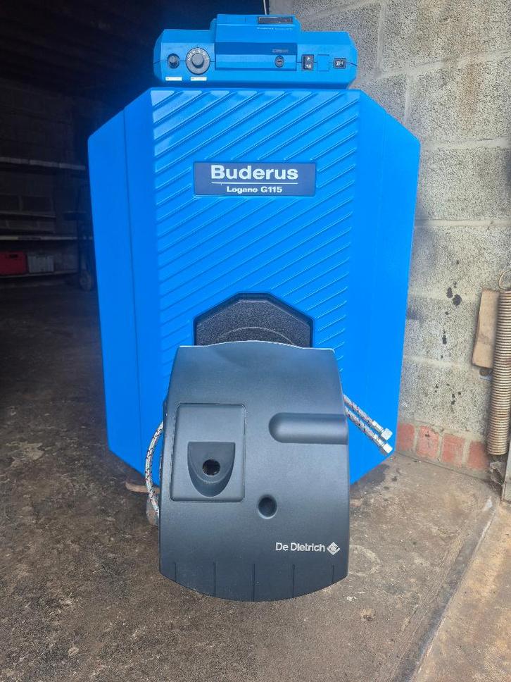 Chaudiere mazout en fonte Buderus G115, Doe-het-zelf en Bouw, Verwarming en Radiatoren, Nieuw, Cv-ketel of Combi-ketel, 800 watt of meer