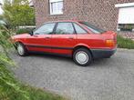 Oldtimer audi 80 1988  191000 km, Auto's, Audi, Particulier, Rood, 1800 cc, Te koop
