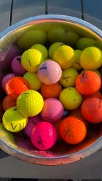 Lot de balles de golf fluo, Sports & Fitness, Golf, Enlèvement, Utilisé, Balle(s)