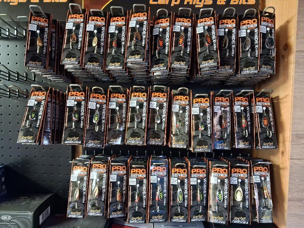 Partij RAPTURE Windex Spinners (3/5 en 6.5 grams), Watersport en Boten, Hengelsport | Roofvissen, Ophalen of Verzenden, Nieuw