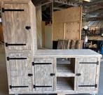 Unieke buitenkeuken, BBQ meubel van douglas of steigerhout, Ophalen, Nieuw