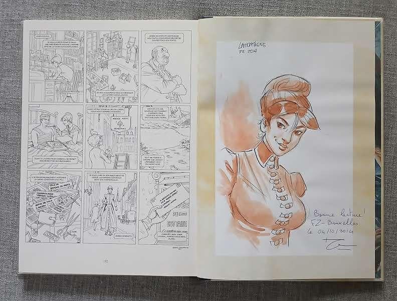 BD Aspic, détectives de l'étrange TT 1 Dédicace Lamontagne, Neuf, Enlèvement ou Envoi, Une BD, Lomontagne Gloris