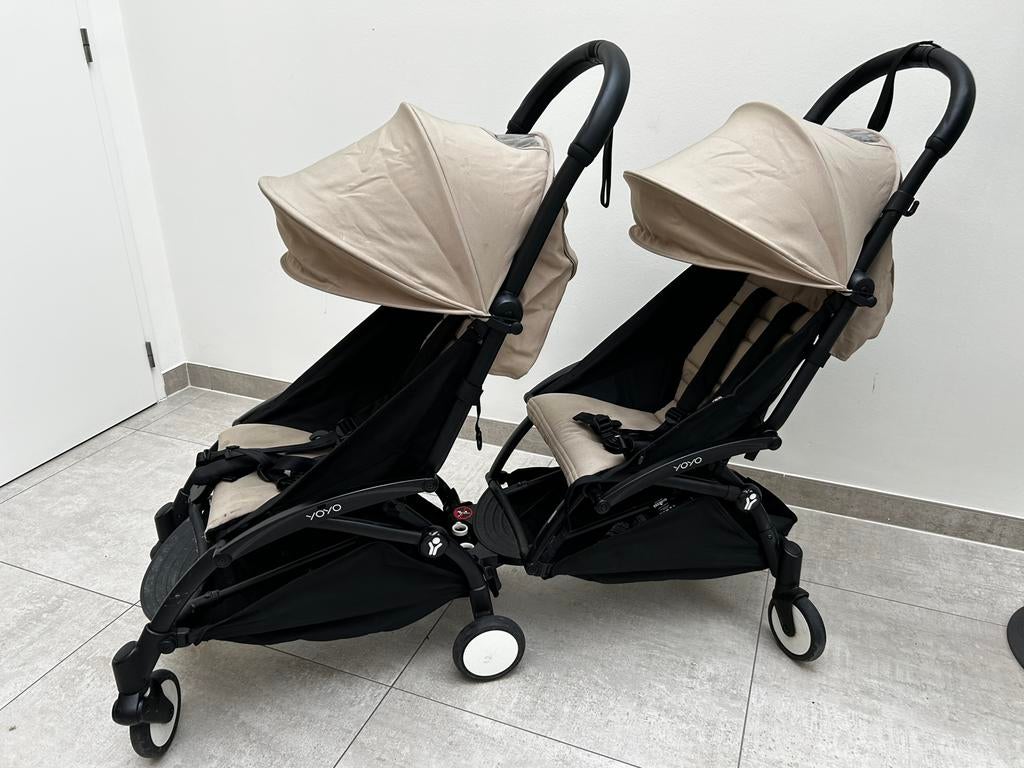 Yoyo tweeling plooibuggy, Kinderen en Baby's, Ophalen, Zo goed als nieuw