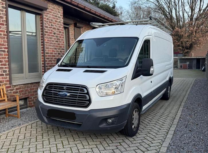 Ford transit L3H2 2017, Autos, Camionnettes & Utilitaires, Entreprise, Achat, Ford, Diesel, 5 portes, Boîte manuelle, Blanc, Gris