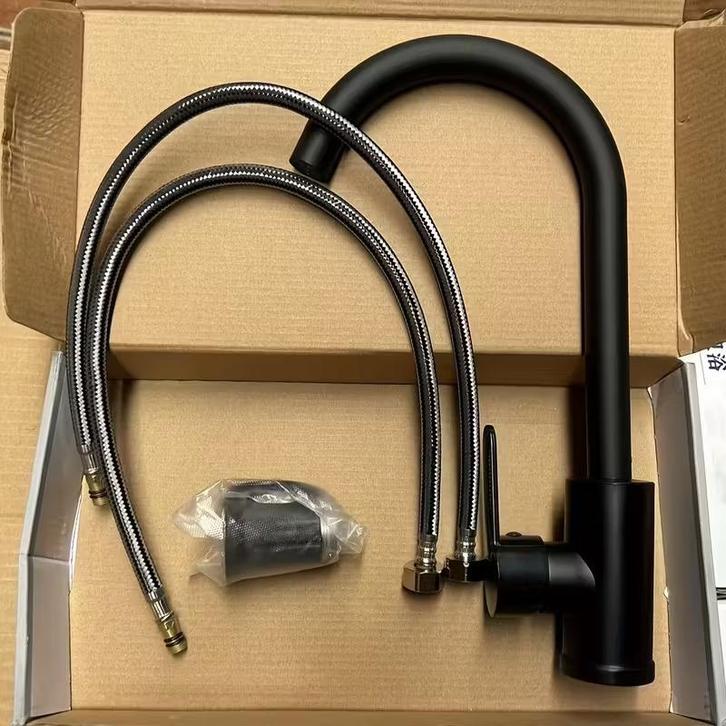 Zwarte keuken kraan NIEUW, Bricolage & Construction, Sanitaire, Neuf, Robinet, Enlèvement ou Envoi