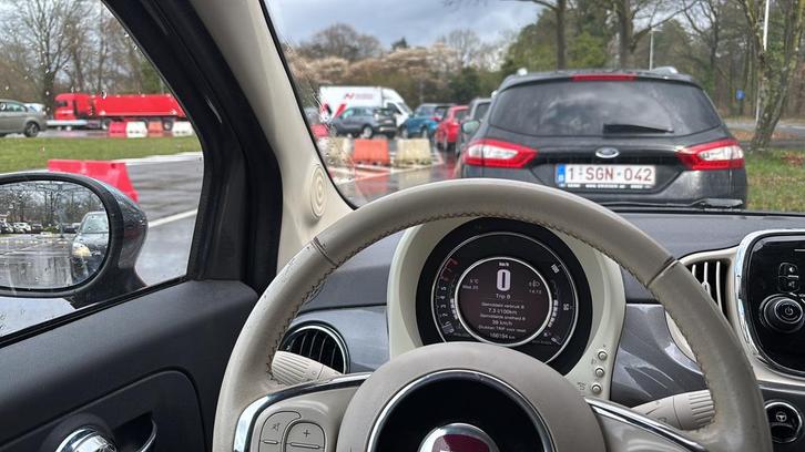 Fiat Cabriolet 500, Autos, Fiat, Essence, Euro 6, Cabriolet, 2 portes, Boîte manuelle, Autres couleurs, Beige, Cuir, Traction avant