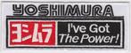 Yoshimura stoffen opstrijk patch embleem #2, Motos, Envoi