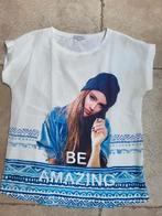 Mooi bloesje mt Large, Kleding | Dames, Blouses en Tunieken, Ophalen of Verzenden, Gedragen, Maat 42/44 (L), Blauw