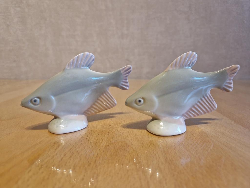 2x royal dux 621 29 porseleinen vis, Antiek en Kunst, Ophalen of Verzenden