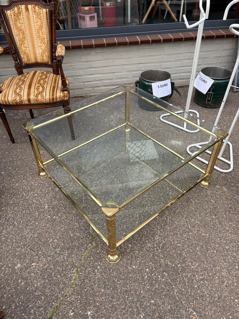 Glazen salontafel, Huis en Inrichting, Tafels | Salontafels, Ophalen