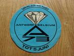 Sticker Antwerp Belgium 73 Diamant, Verzamelen, Ophalen, Nieuw, Overige typen