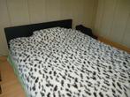 2 persoonsbed, Maison & Meubles, Chambre à coucher | Lits, Comme neuf, Enlèvement, 160 cm, Noir