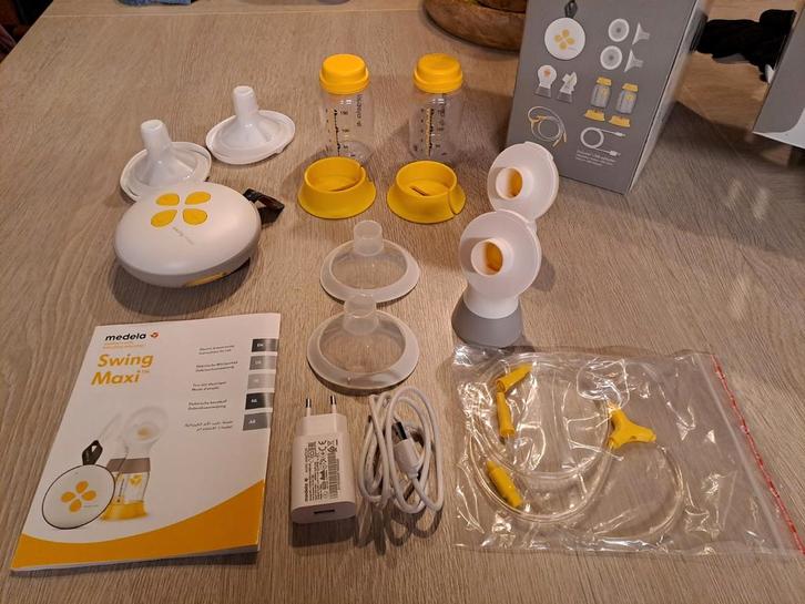 Medela Swing Maxi borstkolf dubbel - als nieuw, Enfants & Bébés, Aliments pour bébé & Accessoires, Tire-lait, Enlèvement ou Envoi
