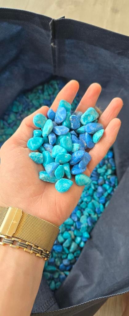 Aquarium grind blauw 15kilo, Dieren en Toebehoren, Vissen | Aquaria en Toebehoren, Ophalen