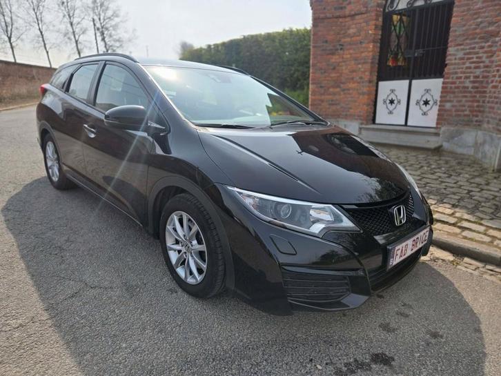 Civic Tourer 1.8i 1er propriétaire 2017 Euro 6b, Auto's, Honda, Bedrijf, Civic, ABS, Airbags, Airconditioning, Bluetooth, Boordcomputer