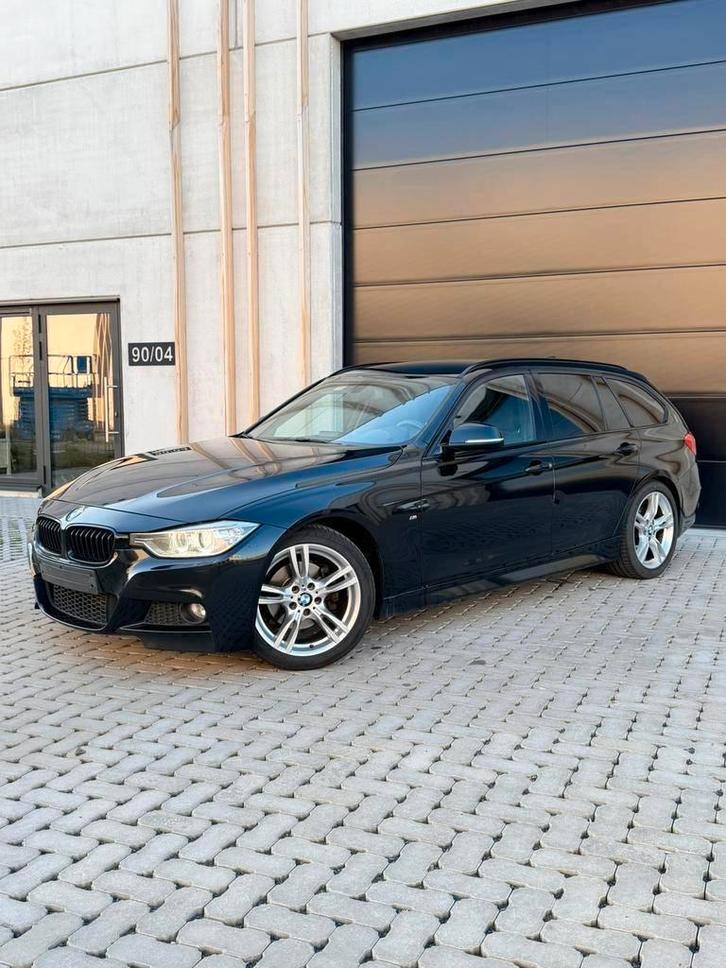 BMW F31 320d M-Pakket, Auto's, BMW, Bedrijf, Te koop, Airconditioning, Diesel, Euro 5, Automaat, Zwart, Zwart, Leder, Ophalen