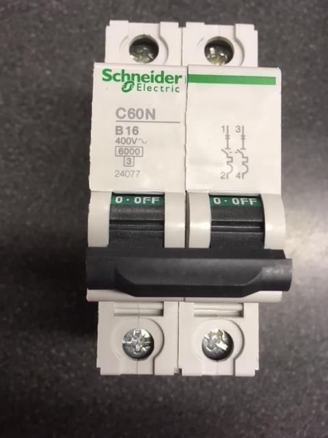 424. Installatieautomaat Schneider Electric B16 B20 B25, Hobby & Loisirs créatifs, Composants électroniques, Neuf, Enlèvement ou Envoi