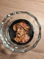 Glazen asbak., Verzamelen, Ophalen