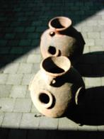 Paire de pots anciens en terre cuite, pots à fraises, Enlèvement