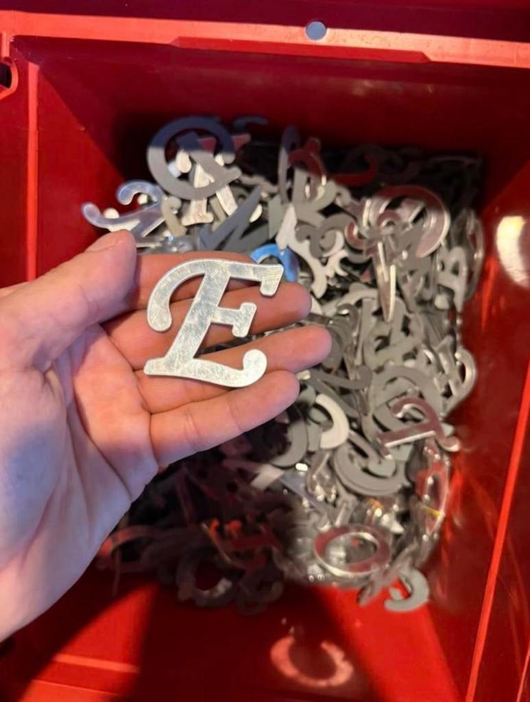 Lot de lettre en plexi, Enlèvement, Comme neuf