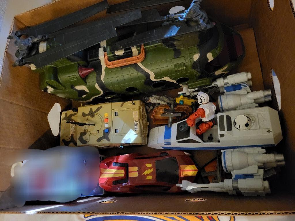 Speelgoed, Ophalen, Gebruikt