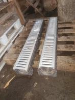 2 canaux de drainage, longueur : 1 m/largeur : 14 cm/tuyau 1, Enlèvement