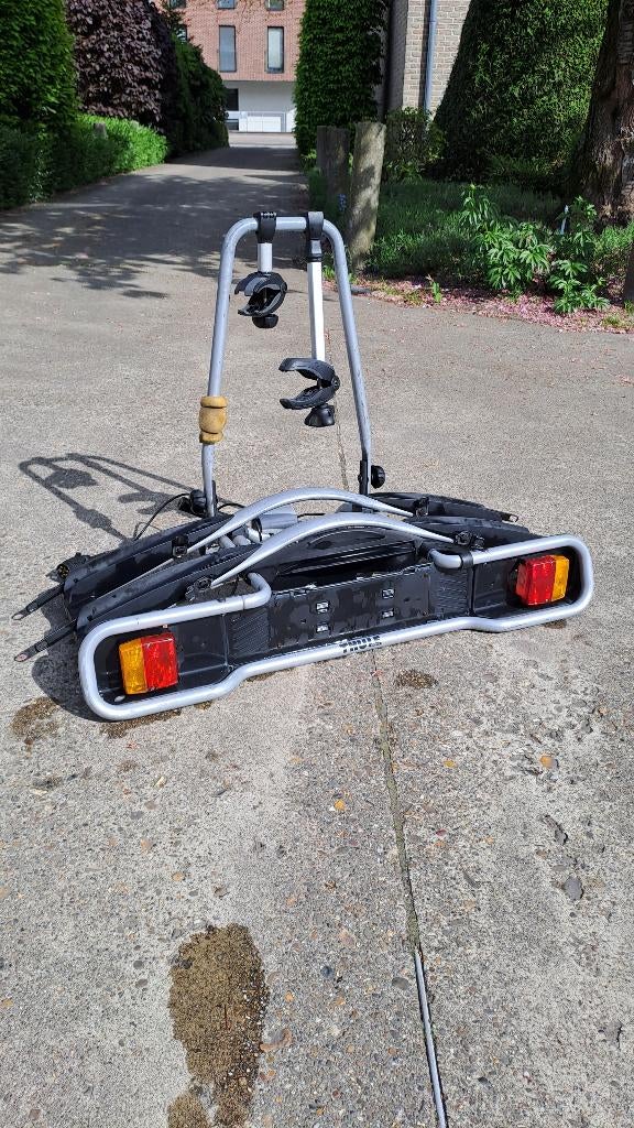 Thule fietsendrager voor 2 fietsen, Auto diversen, Fietsendragers, Ophalen, Gebruikt, Brede banden, 2 fietsen