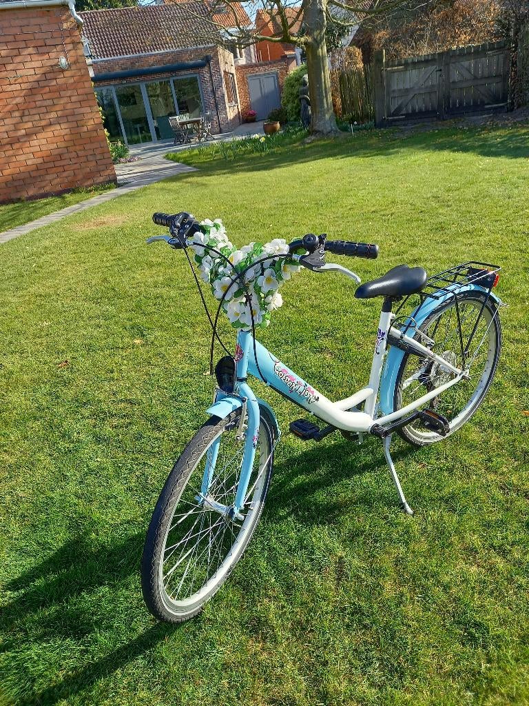 Kinderfiets Golden Lion 24 inch + helm, Ophalen, 24 inch, Versnellingen