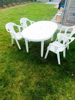 Plastieken tuintafel met 4 stoelen, Enlèvement