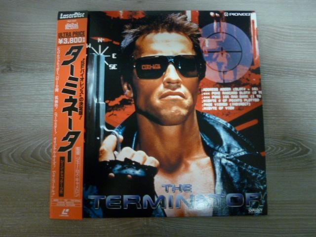 The Terminator Laserdisc Pioneer PILF-1297 Japan!, Cd's en Dvd's, VHS | Film, Alle leeftijden, Ophalen, Zo goed als nieuw, Science Fiction en Fantasy