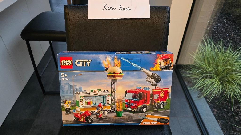 Lego 60214 - brand bij het hamburgerrestaurant NIEUW, Kinderen en Baby's, Speelgoed | Duplo en Lego, Nieuw, Lego, Complete set