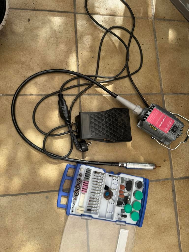 Vevor flexshaft slijpmachine, Ophalen, Gebruikt