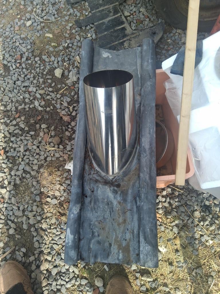 Dakdoorgang lood nieuw, Doe-het-zelf en Bouw, Dakpannen en Dakbedekking, Ophalen