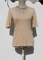 Mooi T-shirt van WE Fundamentals S/M, Kleding | Dames, T-shirts, Beige, Ophalen of Verzenden, Zo goed als nieuw, WE Fundamentals