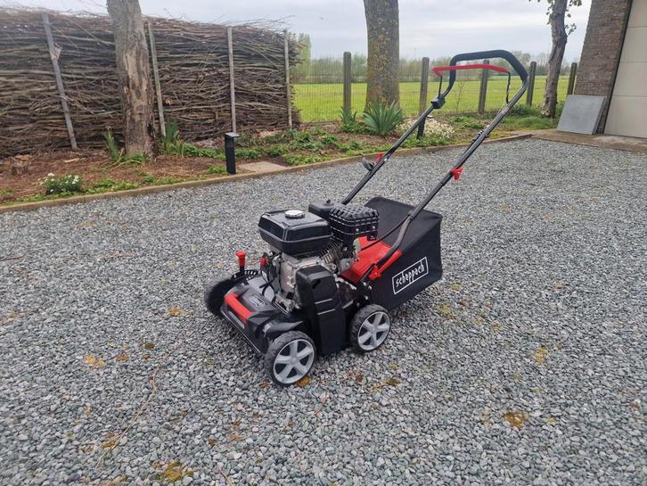 Verticuteermachine benzine Scheppach, Tuin en Terras, Verticuteermachines, Zo goed als nieuw, Benzine, Ophalen