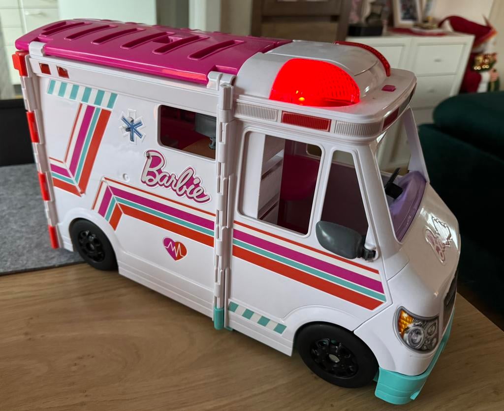 speelgoedambulance, Kinderen en Baby's, Speelgoed |Speelgoedvoertuigen, Ophalen, Zo goed als nieuw