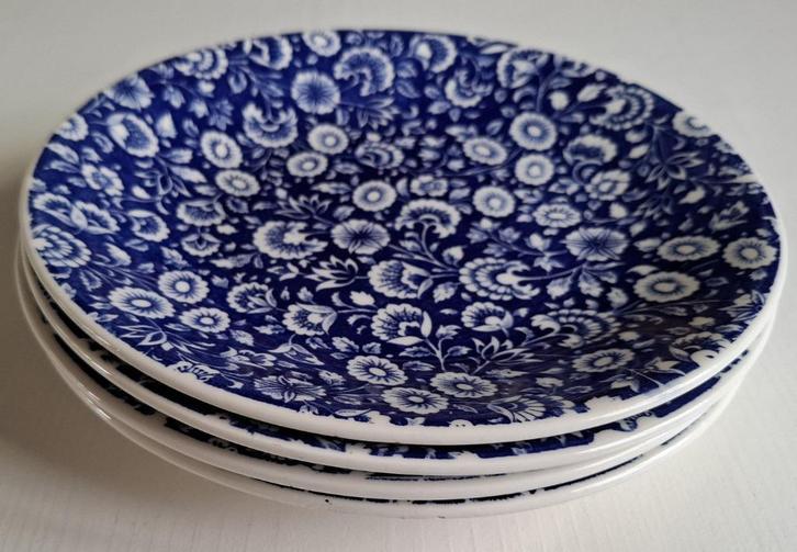 SALE 4 Vintage Franse diner borden, GIEN, BEATRICE, Ophalen of Verzenden